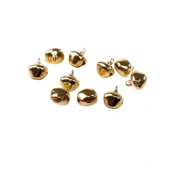 Amigurimi Mini Çan Altın Renk Çan 5li