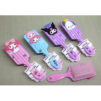 Kuromi, Hello Kitty, Cinnamon, My Melody Saç Tarağı Model 2