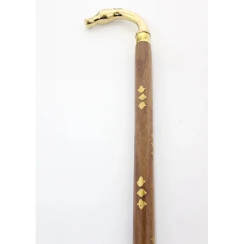 Pirinç At Büstü Baston Model 2