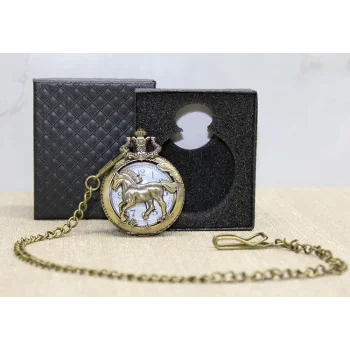 Özel Kutulu At Tasarımı Köstekli Saat