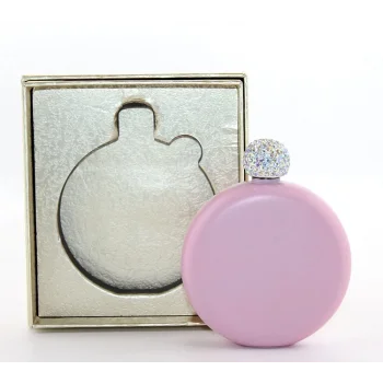 Paslanmaz Çelik Matara 5 Oz Pembe