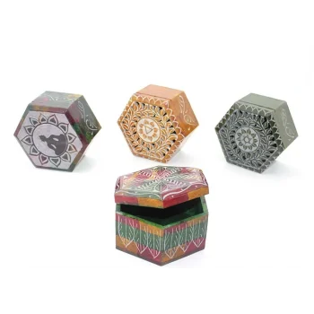 Obsidian Taşı Kutu Model 6