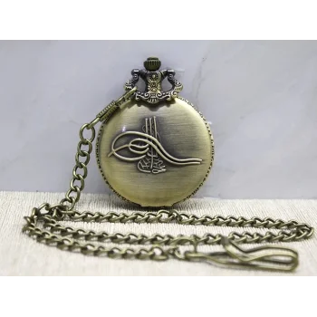 Osmanlı Tuğralı Köstekli Saat