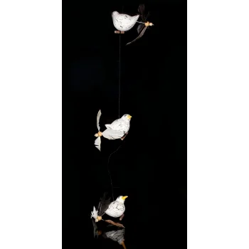 Ahşap Hayvan Figürlü Rüzgar Çanı Model 1