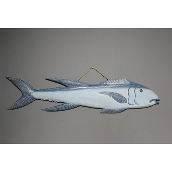 Ahşap Duvara Asmalı Balık Pano