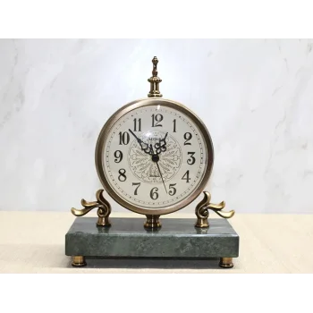Mermer Tabanlı Masaüstü Saat