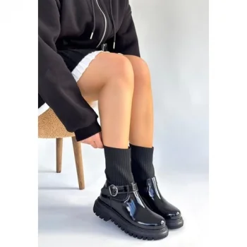 Erbilden Zerta Siyah Rugan Streçli Bot