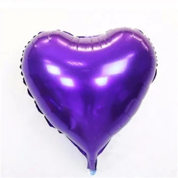 The Best Nzm Kalp Balon Folyo Mor 45 cm 18 Inç