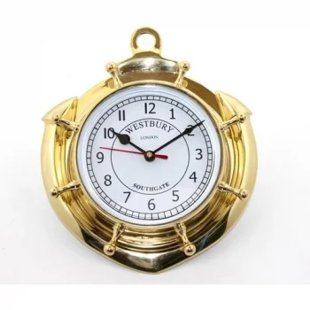 Pirinç Duvara Asmalı Çapalı Saat KSK2049