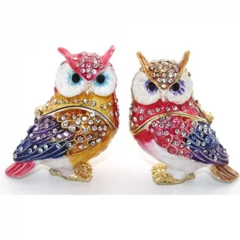 Swaroski Taşlı 2baykuş Seti ALK1930