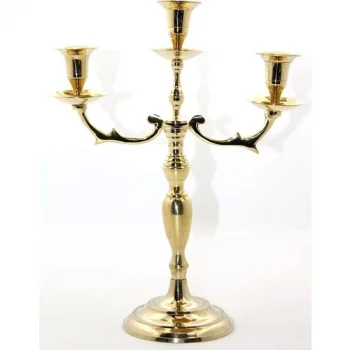 Pirinç 3lü Şamdan 27588