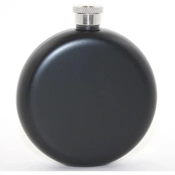 Paslanmaz Çelik Yuvarlak 5 Oz Tekli Matara ALK2678