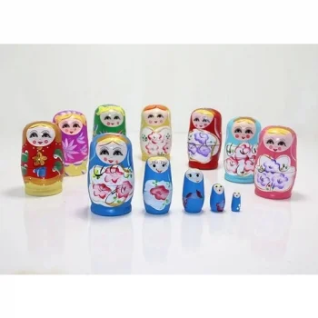 5li Ahşap Matruşka ALK1204