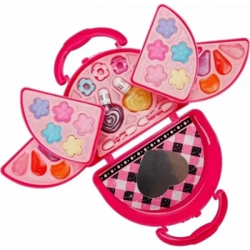 Bfs  Pretty Pinky 3 Katlı Pembe Çantalı Makyaj Seti