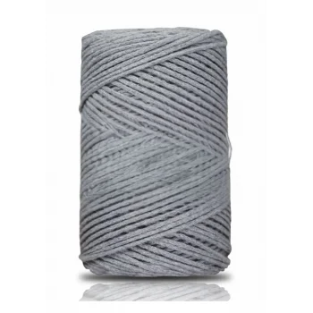 Pamuk Makrome 2 mm Gri