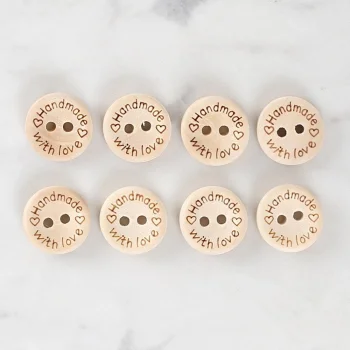 Loren Crafts Handmade 8li Düğme - 1614