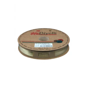 Biye Saten Katlı 044 Yağ Rengi 2 cm 25 Metre %100 Polyester