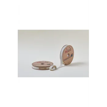 Biye Koton Katlı D48 Açık Bej 2 cm 25 Metre %65 Koton %35 Polyester