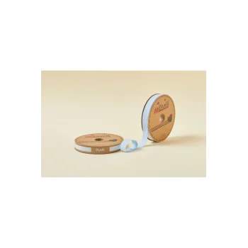 Biye Koton Katlı D53 Mavi 2 cm 25 Metre %65 Koton %35 Polyester