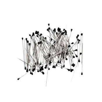 Minelli İğne Kutulu Siyah Başlı 100lü