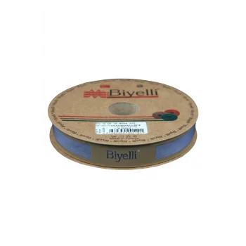 Biye Koton Katlı D23 Koyu Gri 2 cm 25 Metre %65 Koton %35 Polyester