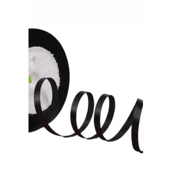 Saten Kurdele 3 mm Siyah 2 Metre