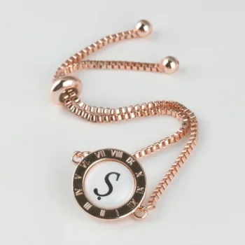 Rennway Roz Renk Asansörlü Harfli Bileklik Kategori: Bijuteri Bileklik