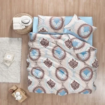 Damas Turkuaz Nevresim Takımı Çift Kişilik