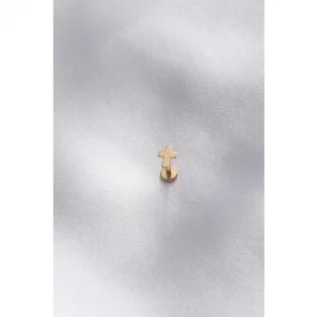 Karce CLZ943  316L Cerrahi Çelik Gold Renk Tragus Piercing