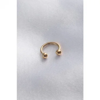 Karce CLZ943  316L Cerrahi Çelik Gold Renk Minimal Toplu Piercing