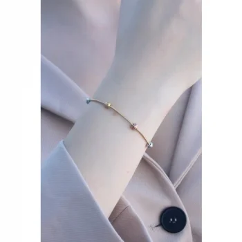 Karce 316L Kararmaz Çelik Mix Renk Dorika Kadın Bileklik