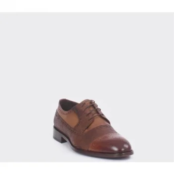 Rrm Erkek Deri Ceviz Antik Bagcikli Klasik Ayakkabı