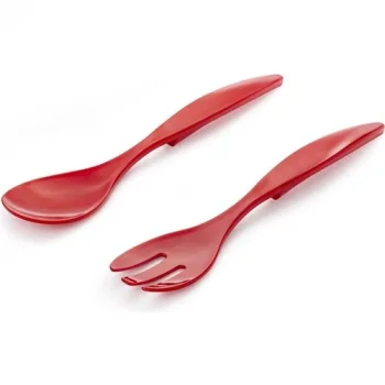 Durbuldum Akrilik Soft Kırmızı Kaşık-Çatal