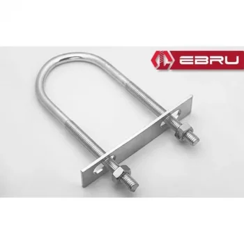 U civata, karşılık demiri + somunlu - m10x60 - 20 set