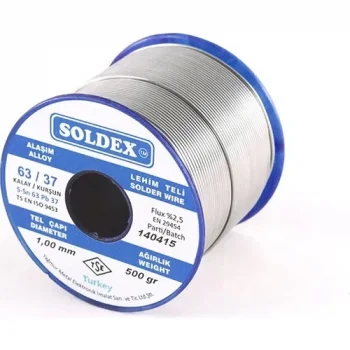 63-37 Lehim Teli 200 gr 1 Mm, Sn:63 - Pb:37