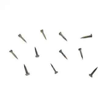 Klips, Menteşe, Ayağı Çivisi 9mm Çelik - Siyah 100GR