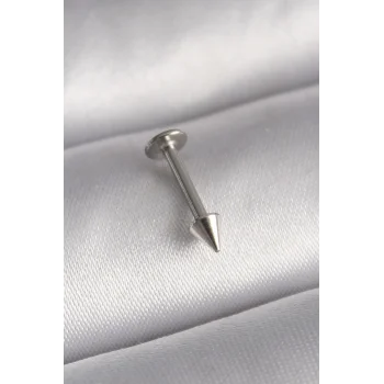 316L Çelik Gümüş Renk Çivi Model Piercing - TJ-PR1373