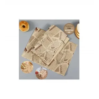 Ttt Vintage Gazete Desenli Sunum Kağıdı 50 Adet