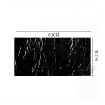 Siyah Mermer Desenli Alüminyum Plastik Duvar Sticker