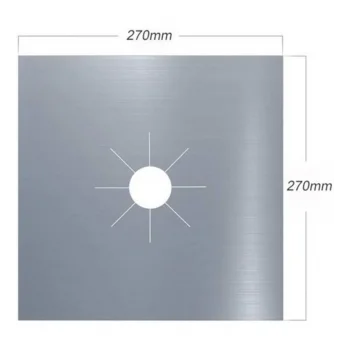 Ocak Koruyucu Alüminyum Ped Seti 4 Adet