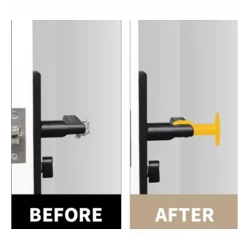 Renkli Vantuzlu Geçmeli Kapı Kolu Stoper 4lü Set