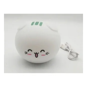 Renk Değiştiren Şarjlı Sevimli Kedi Tasarımlı Gece Lambası Dokunmatik Dekoratif Çocuk Odası Hediyelik