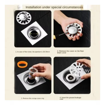 Koku ve Geri Akış Önleyici Gider Aparatı