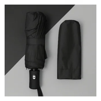 Siyah Kılıflı Otomatik Kompakt Şemsiye