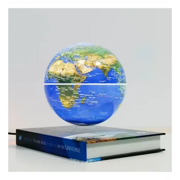 Kitap Şeklinde Manyetik Dönen Işıklı Dünya Küre