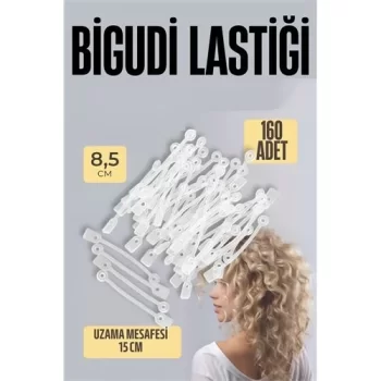 Bigudi Lastiği Perma Lastikleri 144 ADET