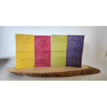 Doğal Üretim Sabunu Karışık (Safran-Gül-Lavanta-Aleovera) 8li Set