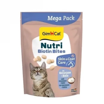 Gimcat Nutri Biyotinli ve Mascarpone Peynirli Tablet Kedi Ödül Maması 425 Gr