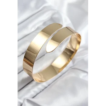 Pirinç Sarmal Model Gold Renk Pazu Bileklik