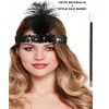 Siyah Retro Charliston Saç Bandı & Sigaralık